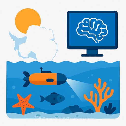 AI spots Antarctica's seafloor life in seconds, guiding protection