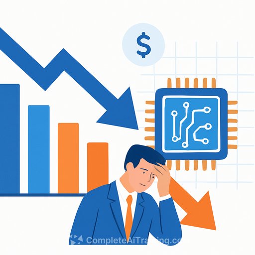 AI stock decline deepens as investors sell chipmakers