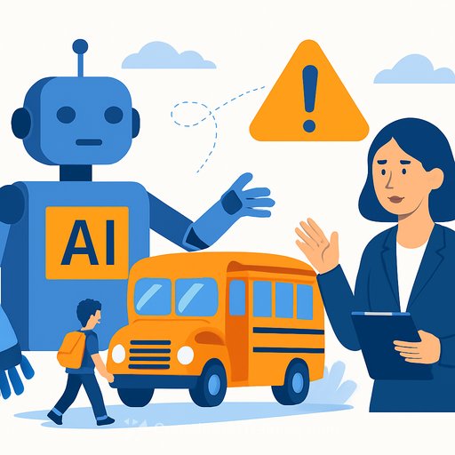 AI takes on a larger role in school transportation but experts urge caution