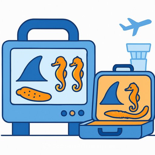 AI tool identifies smuggled seahorses, shark fins and sea cucumbers in airport x-rays with 92% accuracy
