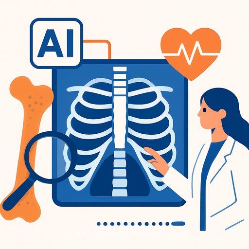 AI tools detect osteoporosis and cardiovascular risk in routine chest scans without extra imaging