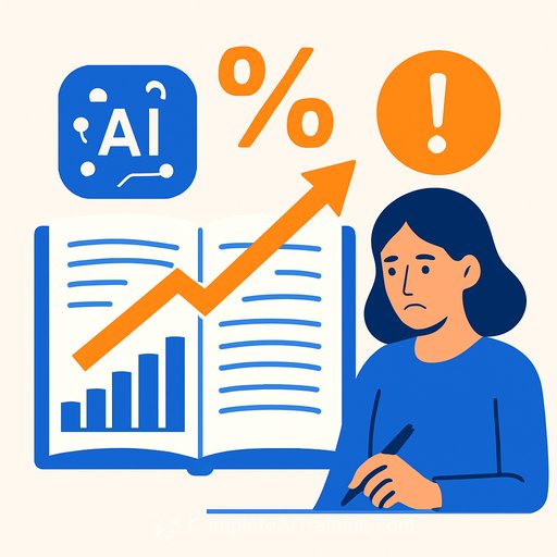 AI tools drive 42% surge in journal submissions but lower writing quality, study finds