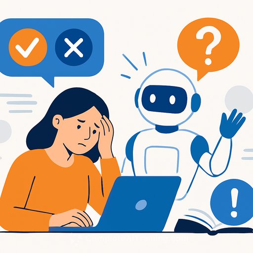 AI tools give confident answers that are often wrong, experts and educators warn