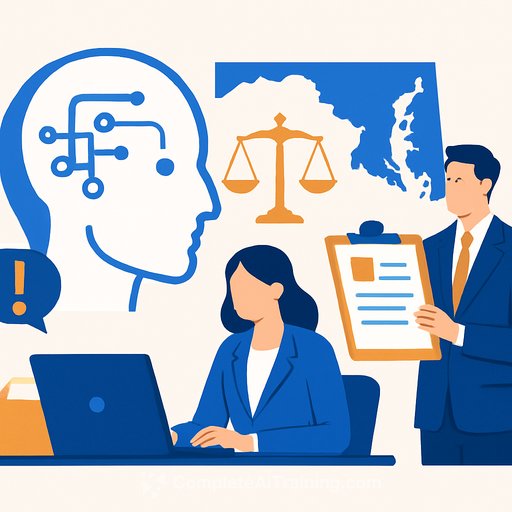 AI use surges in Maryland law firms, from discovery to drafting - and training to prevent errors