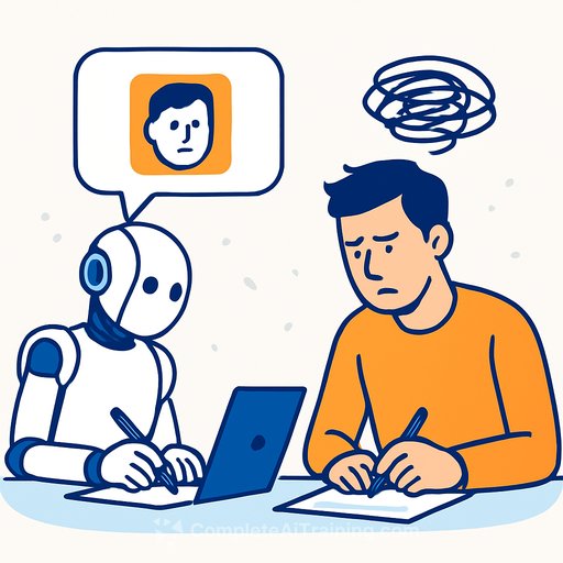 AI writes fast. Convincing us it's human? Not so much