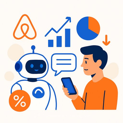 Airbnb AI assistant resolves 40% of customer inquiries, cutting cost per booking by 10%