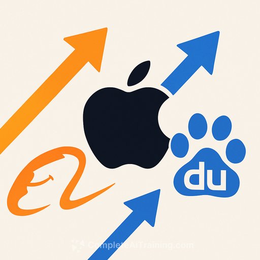 Alibaba and Baidu shares rise as China approves Apple Intelligence