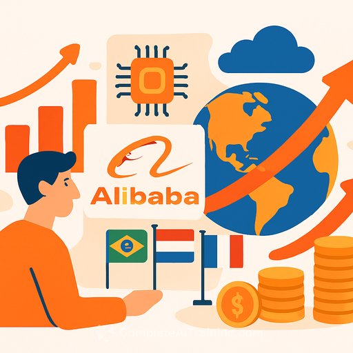 Alibaba Shares Jump as AI Budget Tops $50 Billion, Cloud Expands to Brazil, France, Netherlands