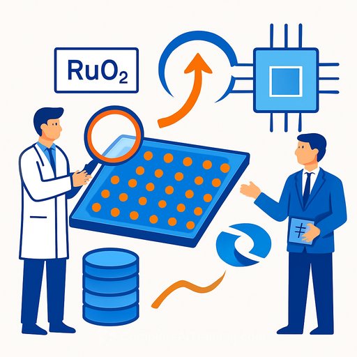 Altermagnetism Confirmed in RuO2 Thin Films, Opening a Path to Ultra-Fast, High-Density Memory for AI and Data Centers