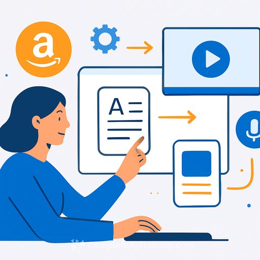 Amazon Ads' Creative Agent Turns Product Data Into Scripts, Video, and Audio Ads at Scale