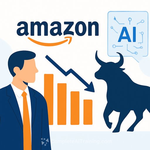 Amazon Axes Up to 15% of HR in AI Pivot; Stock Steady, Wall Street Stays Bullish