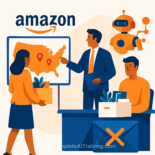 Amazon to Employees: Move to Major Hubs or Resign as AI Restructures Workforce