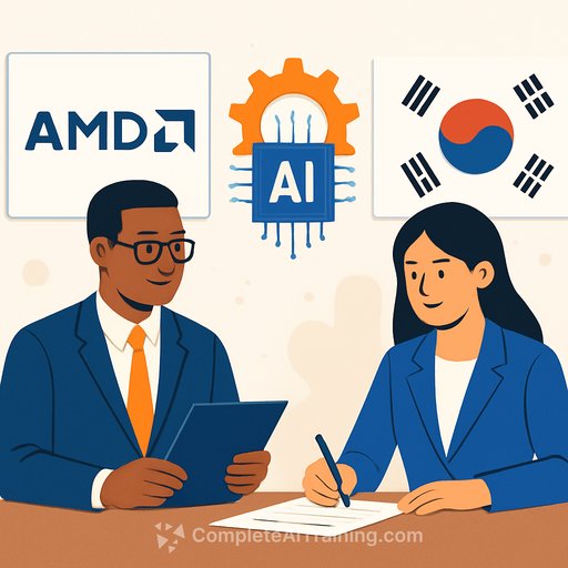 AMD and South Korea sign agreement to establish AI center of excellence