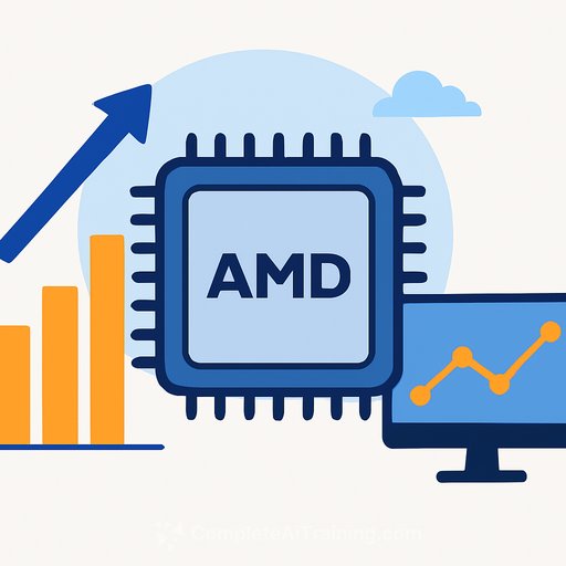 AMD beats sales forecasts as data center AI demand lifts revenue 38%
