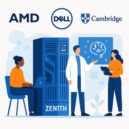 AMD, Dell and Cambridge launch UK sovereign AI lab alongside Zenith supercomputer