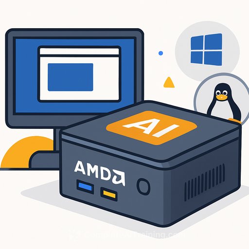 AMD Teases Ryzen AI Halo, a ROCm Dev Mini-PC With Windows and Linux, Launching Q2 2026