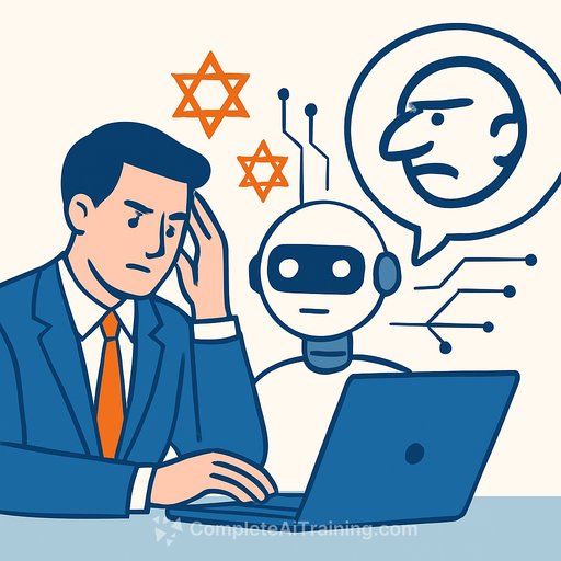 American Psychologist study finds AI models encode antisemitic stereotypes