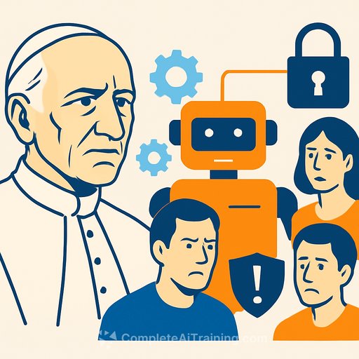 Americans share Pope Leo's fears about unregulated AI and its threat to workers, privacy and human life