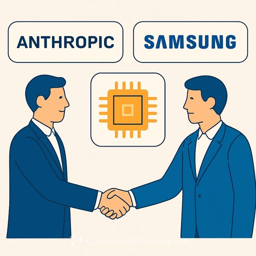 Anthropic in talks with Samsung to produce its own AI chips