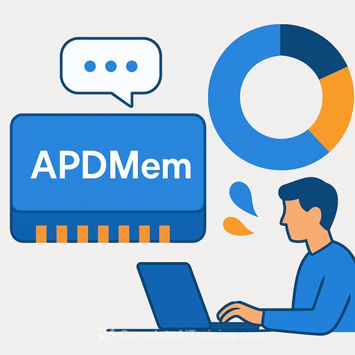 APDMem memory system handles long LLM conversations using just 8% of the data