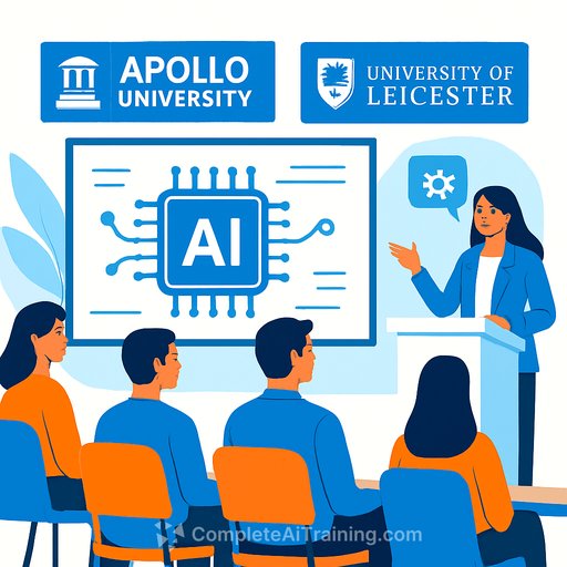 Apollo University and University of Leicester hold AI careers summit in Vijayawada for students