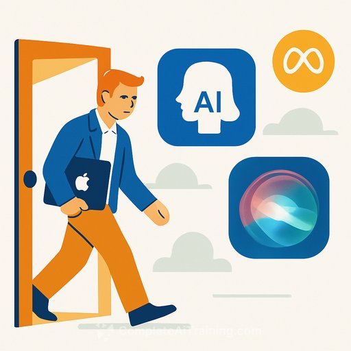 Apple AI and search leader Robby Walker exits amid Meta poaching and Siri delays