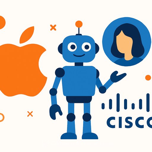 Apple Bets on Robots and Lifelike Siri to Regain AI Momentum as Cisco Eyes Cautious Growth