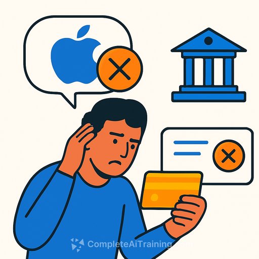 Apple blacklists man's debit card after he disputes a double charge through his bank