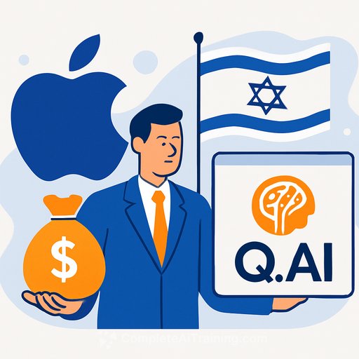 Apple buys Israeli start-up Q.AI for nearly $2bn as AI device race heats up