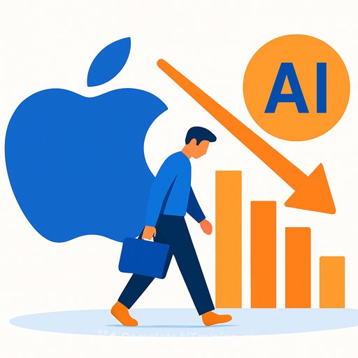 Apple exodus rattles AAPL, threatening the AI roadmap and 2026 growth story
