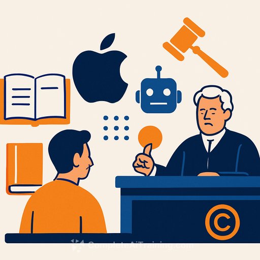 Apple Faces Lawsuit Over Alleged Use of Copyrighted Books in AI Training
