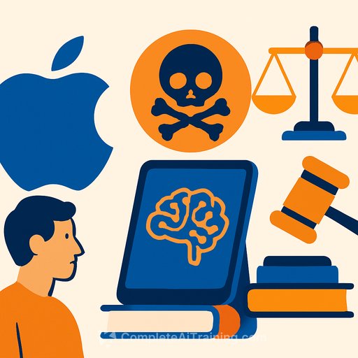 Apple Faces Lawsuit Over Alleged Use of Pirated Books to Train AI