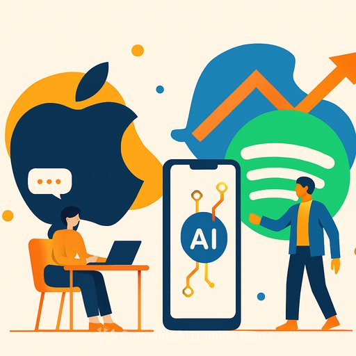 Apple Keeps Quiet on AI as Spotify Makes Bold Moves in Tech Week Shake-Up