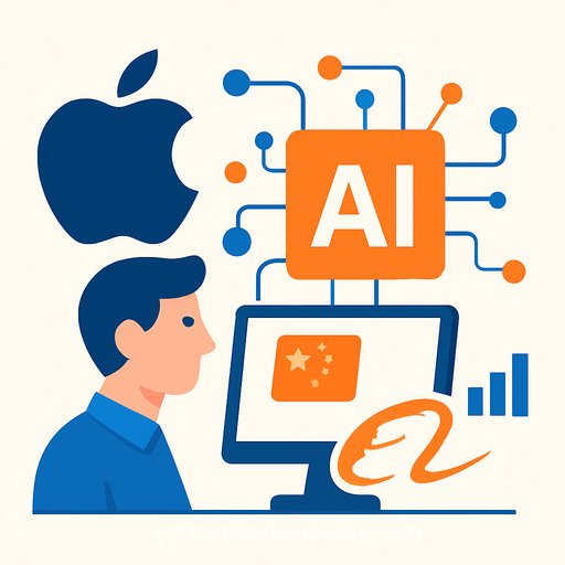 Apple trains China-specific AI model with Alibaba's support