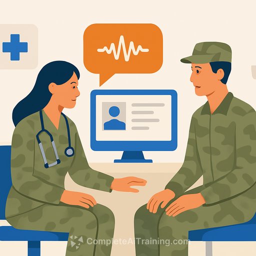 Army health center uses ambient listening to cut documentation time and improve patient focus