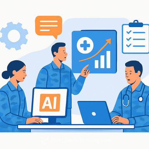 Army medical maintenance teams train on AI tools to improve audit and quality management processes