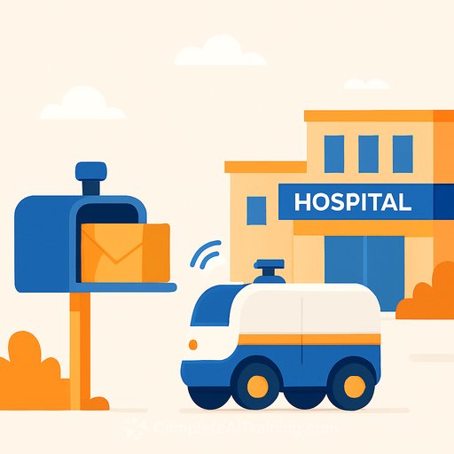 Arrive AI Debuts Autonomous Smart Mailbox Delivery at Hancock Regional Hospital
