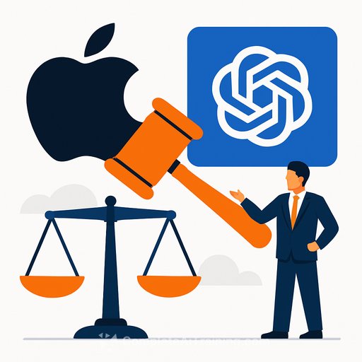 Article on Apple and OpenAI escalate lega...