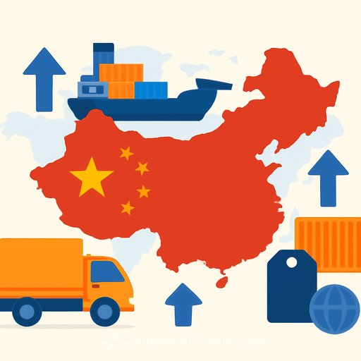Article on China's exports and imports ma...