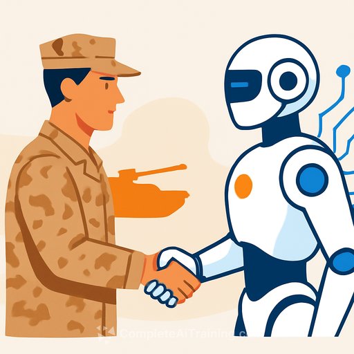 Article on # Marine Corps will hold AI 'h...