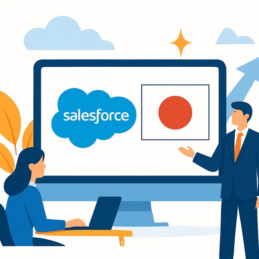Article on Salesforce launches the Japane...