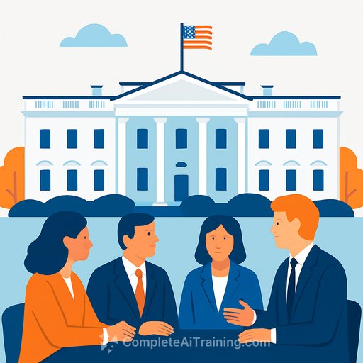 Article on **White House to meet with top...