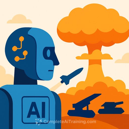 Artificial intelligence could trigger nuclear war, experts warn