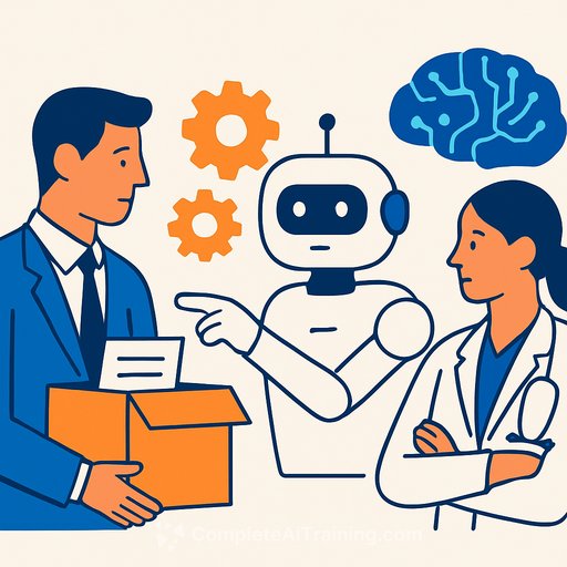 Artificial intelligence drives initial healthcare layoffs in administrative roles while clinical jobs remain secure