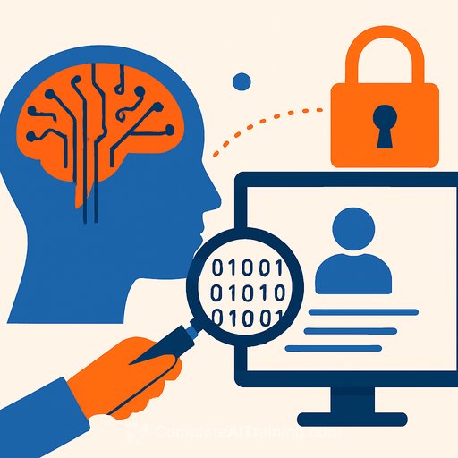Artificial intelligence enables re-identification of anonymized data, increasing legal risk for companies