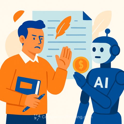 Australian Authors Reject AI Use of Their Work Despite Financial Incentives