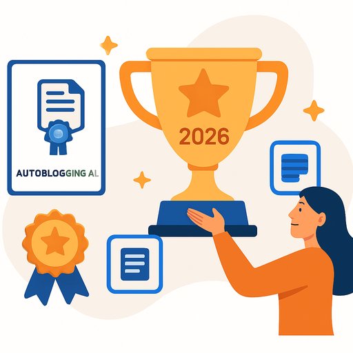 Autoblogging.ai named 2026 Best AI Article Writer in independent reviews, beating Jasper, Writesonic, and Rytr