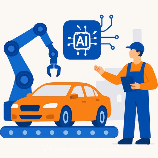Automakers expand AI use in assembly and production coordination