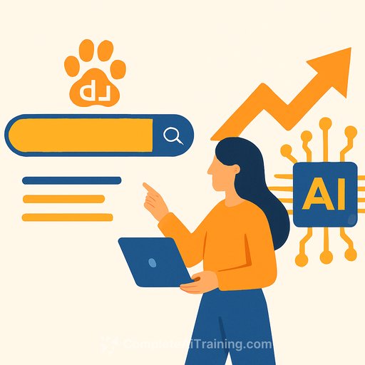 Baidu Supercharges Search with AI in Bid to Outpace Rising Rivals