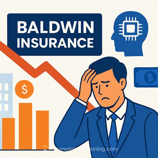Baldwin Insurance shares fall 50% as debt load and AI fears weigh on stock despite growth outlook